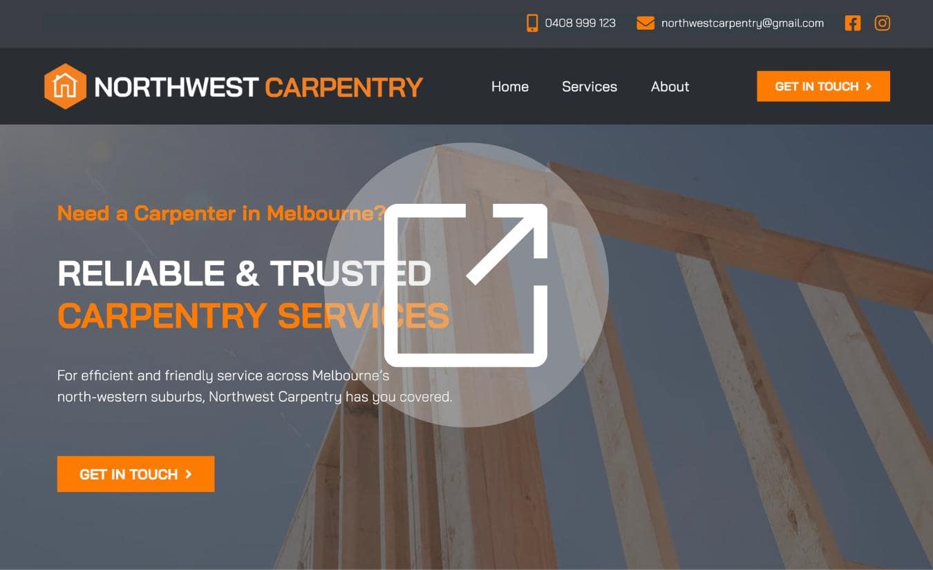 Tradie Websites for Carpenters and Builders