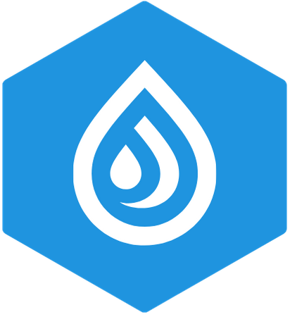 Water Icon Blue